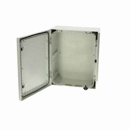 Fibox ARCA Polycarbonate Enclosure 500H x 400W x 210D IP66 with 2 Quarter Turn Lock, Including Mounting Plate — FIBOX