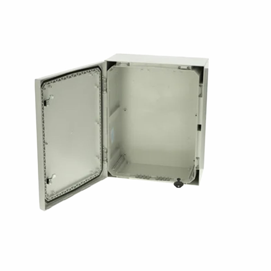 Fibox ARCA Polycarbonate Enclosure 500H x 400W x 210D IP66 with 2 Quarter Turn Lock, Including Mounting Plate — FIBOX