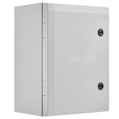 Fibox ARCA Polycarbonate Enclosure 500H x 500W x 210D IP66 with 2 Quarter Turn Locks, Including Mounting Plate — FIBOX