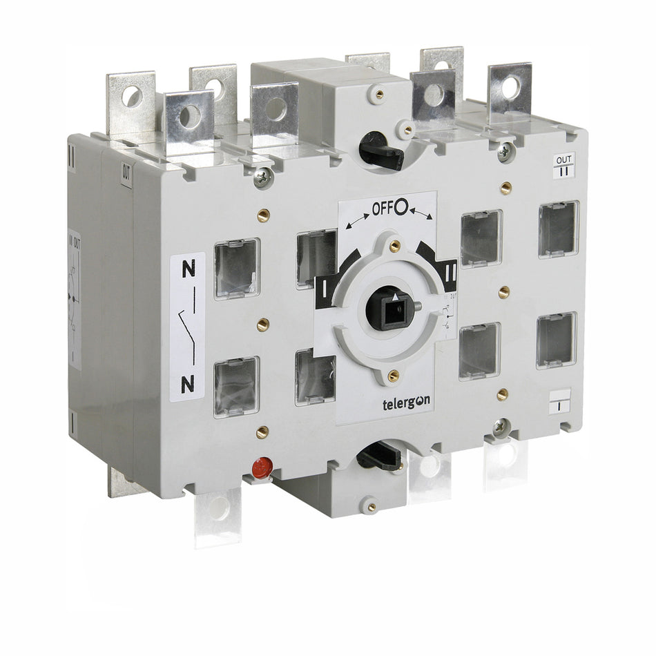 Changeover Switch CCF 250A 3P+N (HANDLE ORDERED SEPARATELY) — Telergon