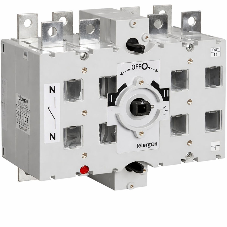 Changeover Switch CCF 315A 3P+N (HANDLE ORDERED SEPARATELY) — Telergon