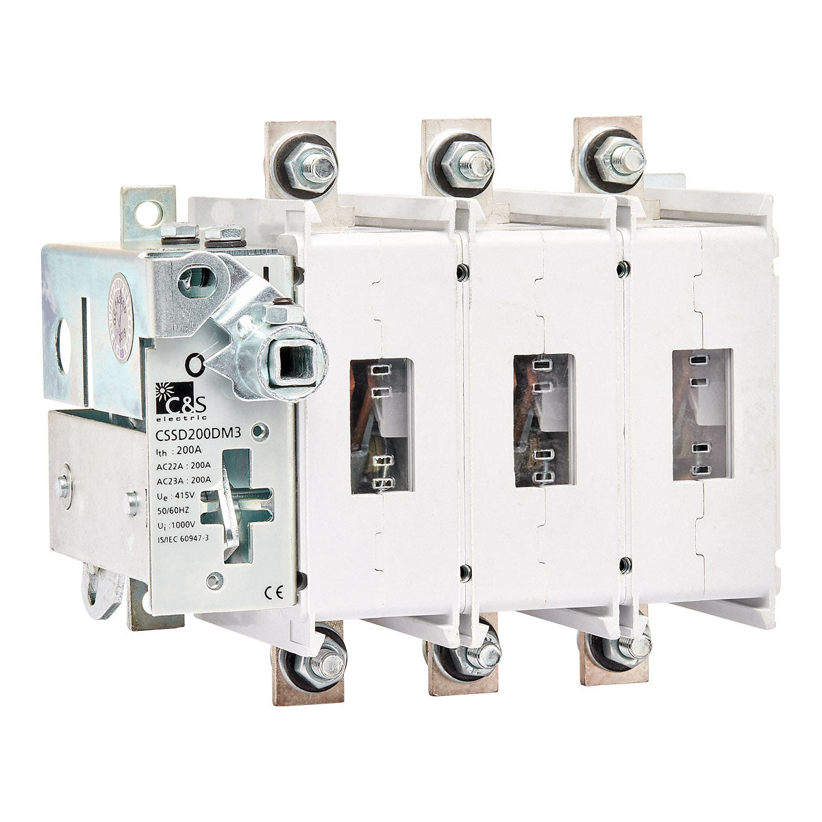 Load Break Switch 200A 3P Base Mount - IP65 — C & S Switches