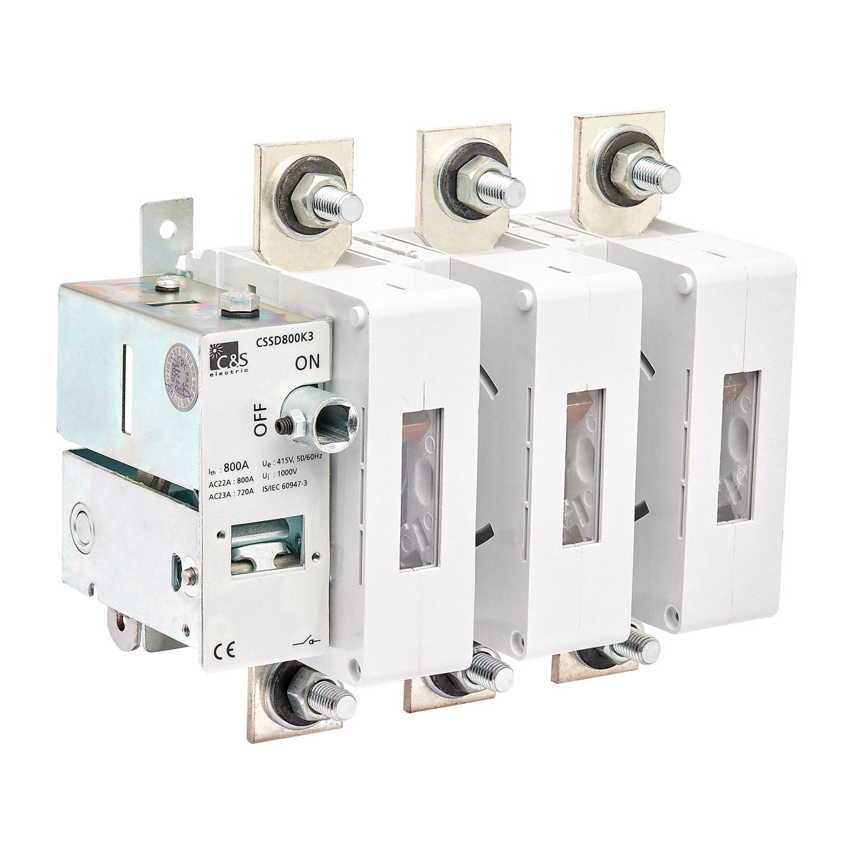 Load Break Switch 800A 3P Base Mount — C & S Switches