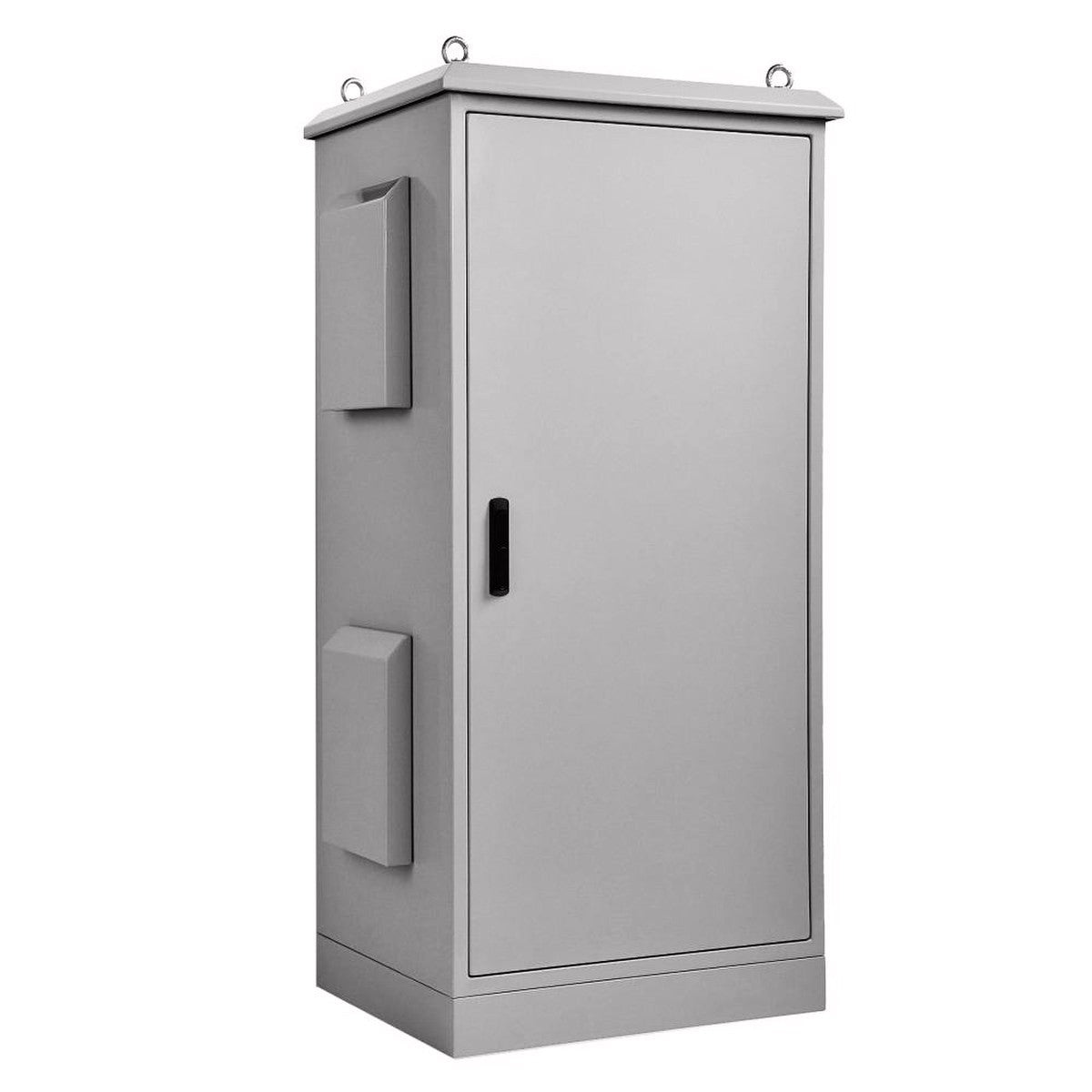Field Cabinet 30U/RU 1675H x 750W x 620D IP55 RAL7035 Grey, Ventilated — IP Enclosures