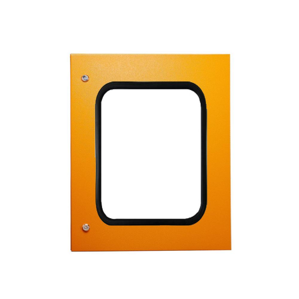 Transparent Door 700H x 500W IP66 Orange — IP Enclosures