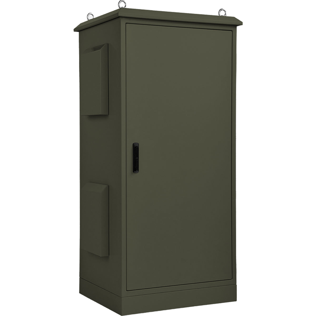Aluminium Field Cabinet 18RU 1075H x 750W x 620D IP55 Karaka, Ventilated — IP Enclosures