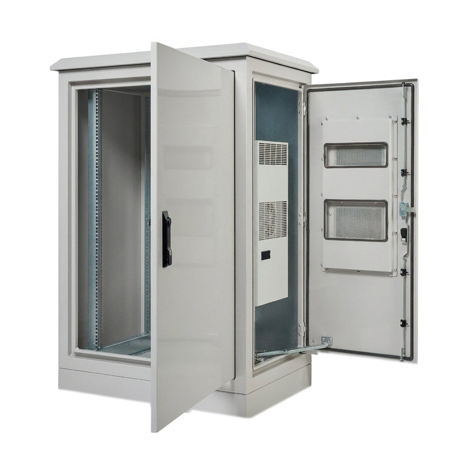 Aluminium 30U/RU Field Cabinet 1675H X 900W X 800D Fitted With 1.45kw Air Conditioner