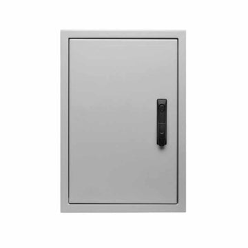Aluminium Field Cabinet 12U/RU 700H x 600W x 325D IP66 RAL7035 Grey, Non-Ventilated