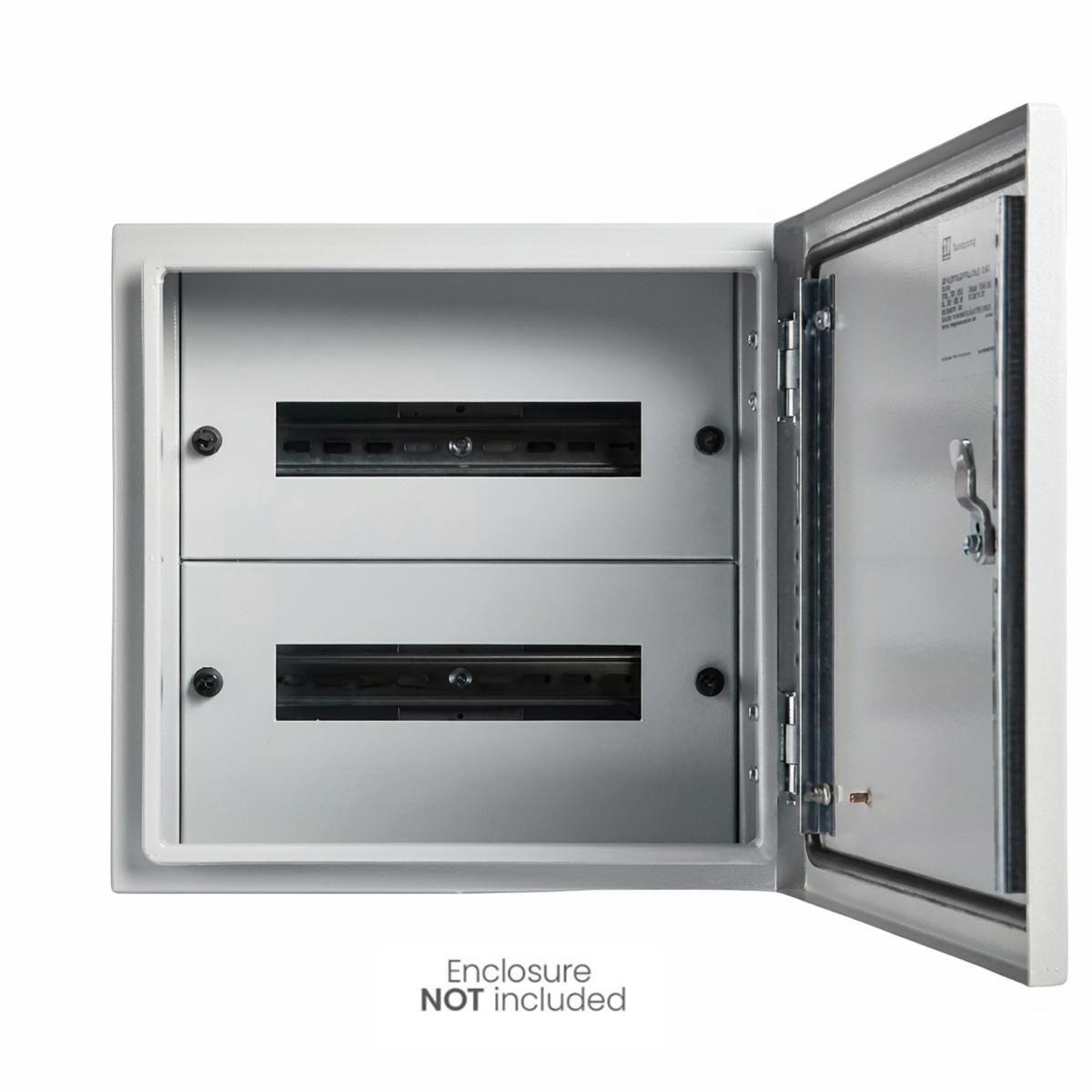 Din Rail Kit 24 Pole to suit 400H x 400W x 200D Enclosure — IP Enclosures