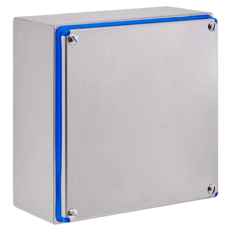 Hygienic Terminal Box 200H x 200W x 100D  304SS IP69K — IP Enclosures