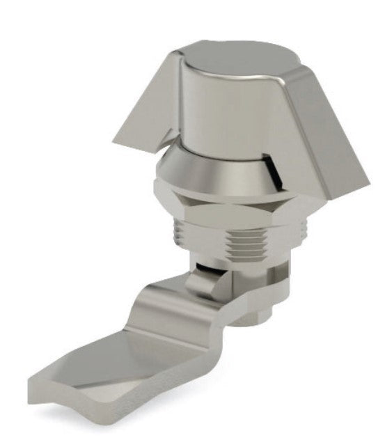 Stainless Steel Wing Knob for Electrical Enclosures, Not Keyed — IP Enclosures