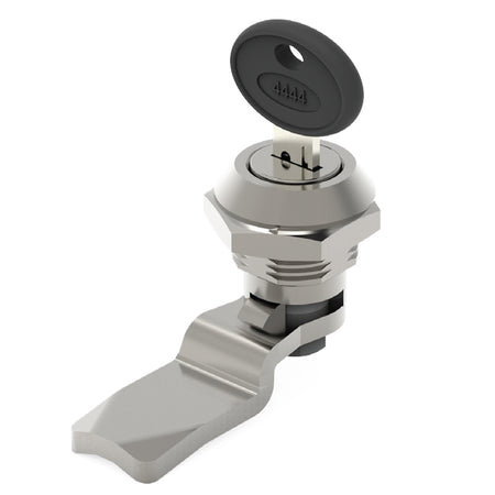 Stainless Steel Quarter Turn Keyed Lock — IP Enclosures