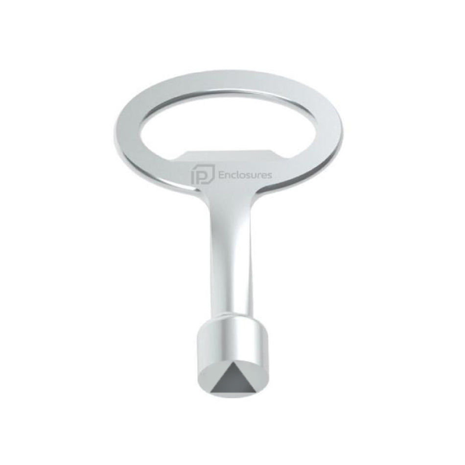Electrical Enclosure Key 9mm Triangle Lock — IP Enclosures