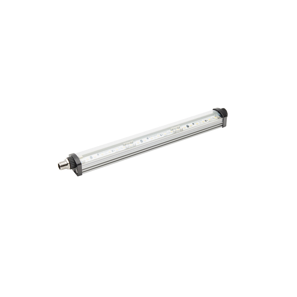 LED Light, 350mm, Clear Cover, 120° ~8W, 24V DC, M12 4 Pin Connection (No Cable) — IP Enclosures