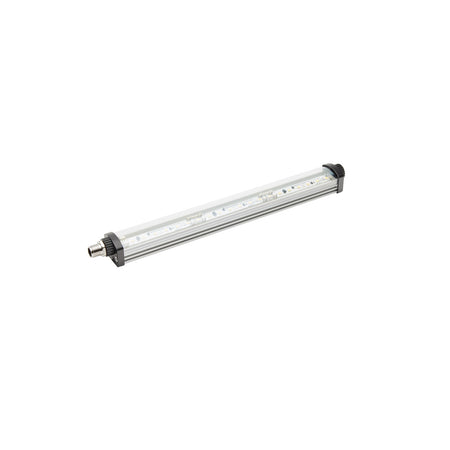 LED Light, 350mm, Clear Cover, 120° ~8W, 24V DC, M12 4 Pin Connection (No Cable) — IP Enclosures