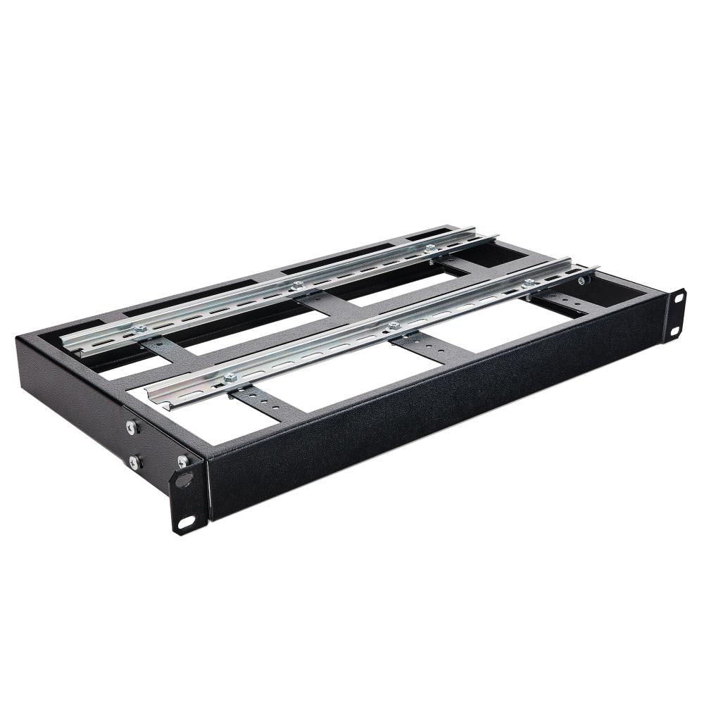 19" Rack Mount DIN Shelf x 250D — IP Enclosures