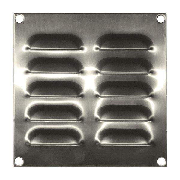 316 Stainless Steel Louvre Vent 130H x 130W — IP Enclosures