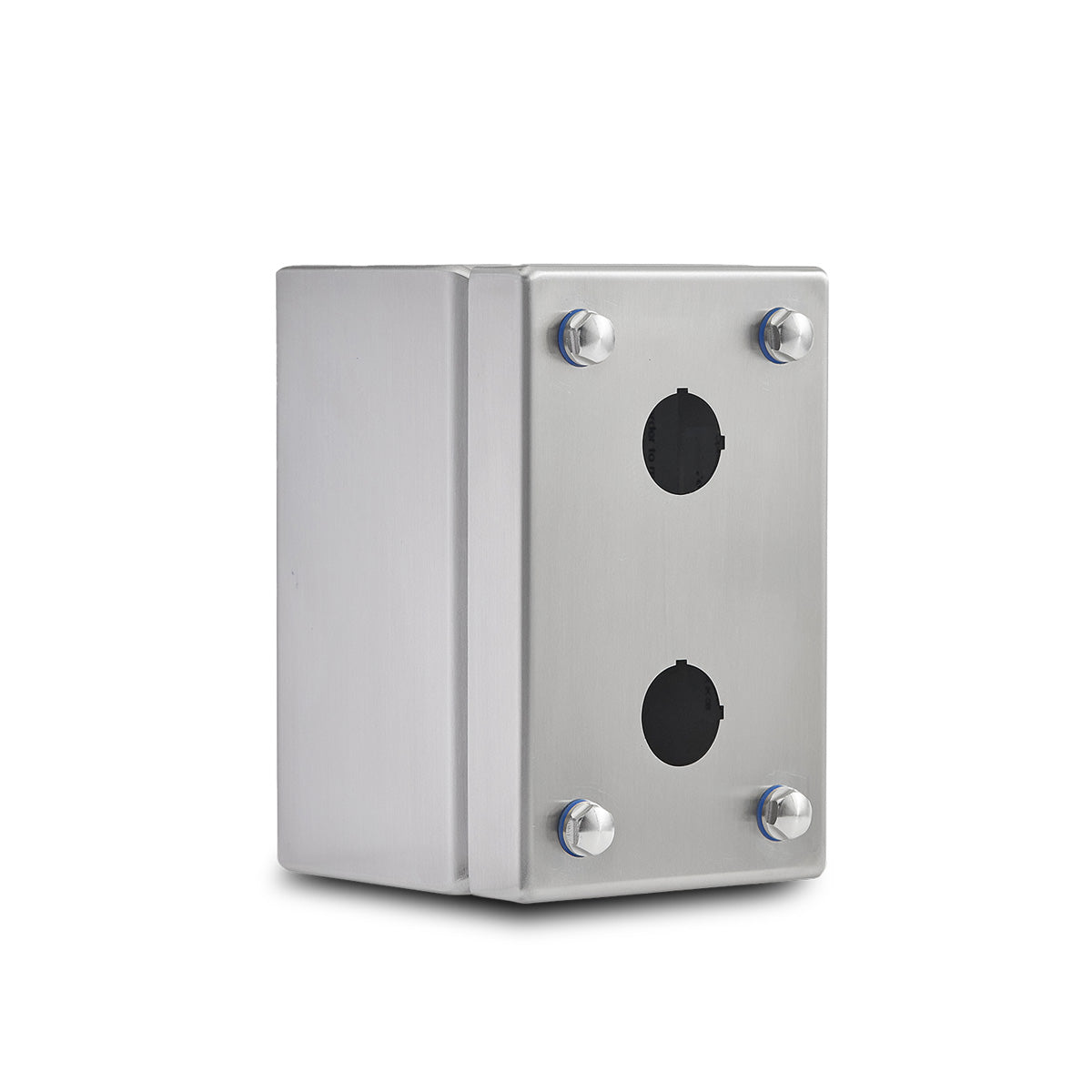 Pushbutton Enclosure 316 Stainless Steel, 2 Holes — IP Enclosures