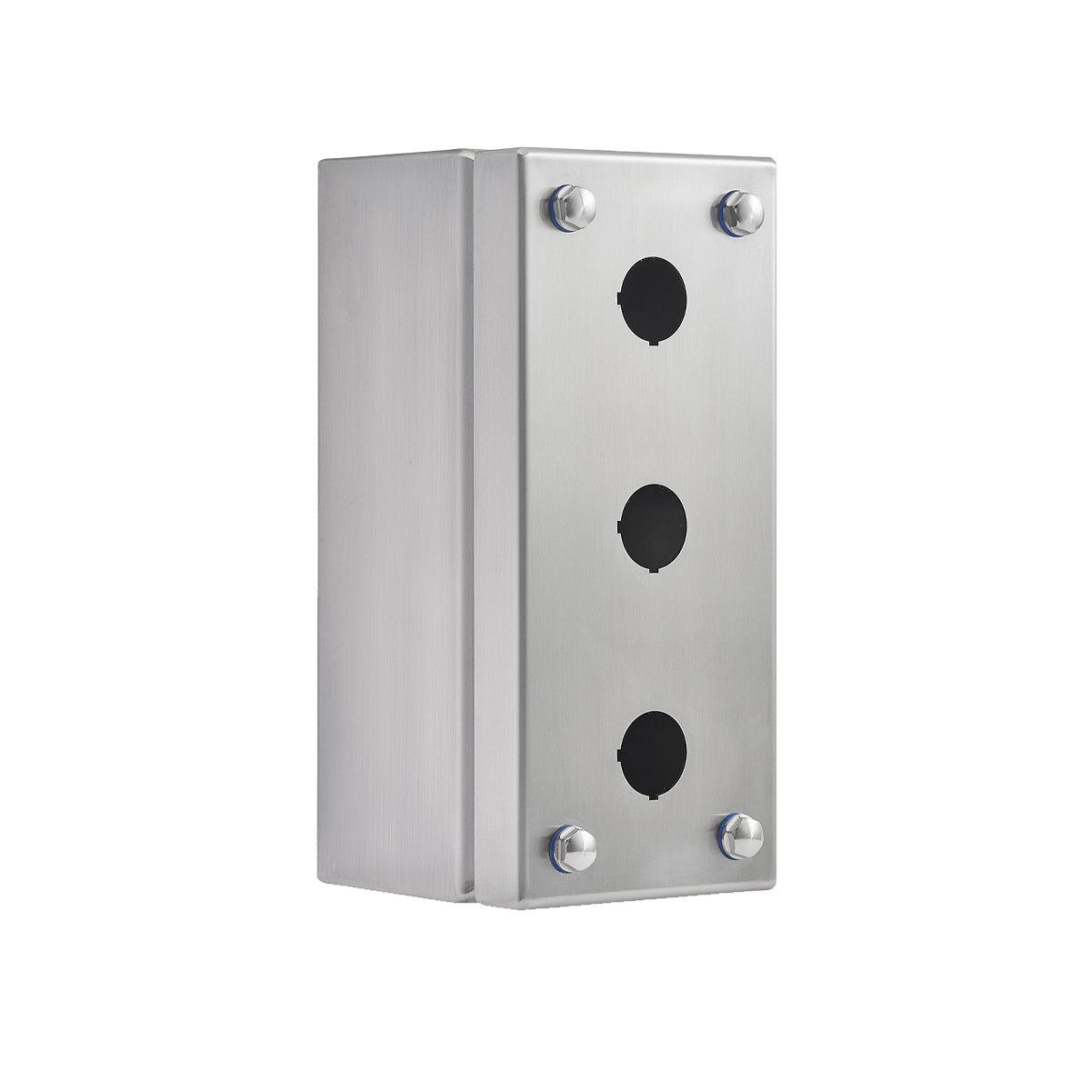 Pushbutton Enclosure 316 Stainless Steel, 3 Holes — IP Enclosures