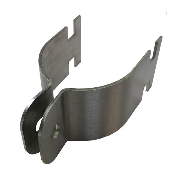 316 Stainless Steel Pole Mount Bracket Clamp to suit 114mm OD Pole — IP Enclosures