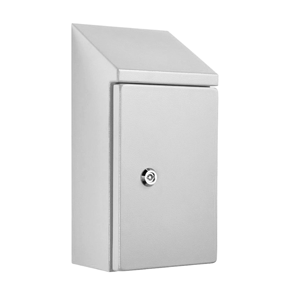 Sloping Roof Electrical Enclosure 300H x 200W x 150D IP66 Grey — IP Enclosures