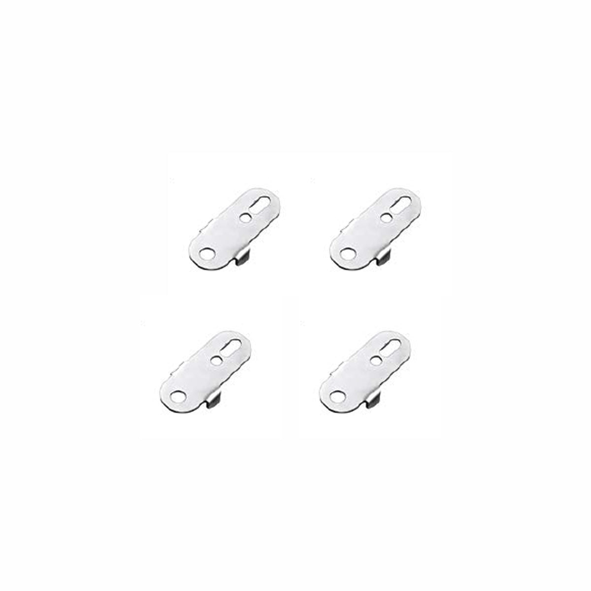 316 Stainless Steel Flat Brackets for Terminal Boxes / Pushbutton Enclosures - Set of 4 — IP Enclosures