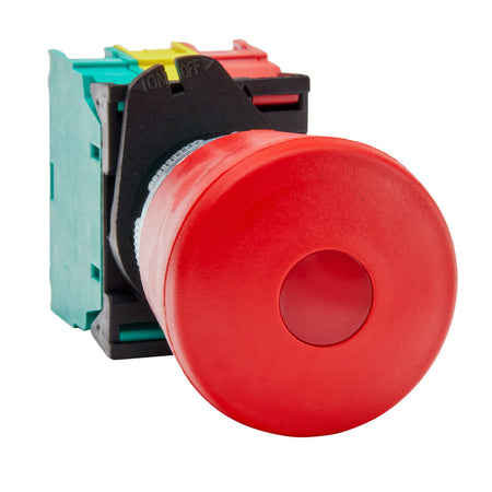 Illuminated Emergency Stop, 40mm Diameter 1NC 220VAC — Giovenzana