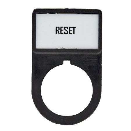 Legend Plate Label - Reset — Giovenzana