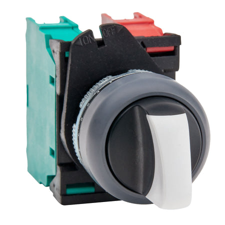 Selector Switch 3 Position 45° Maintained 2NO — Giovenzana
