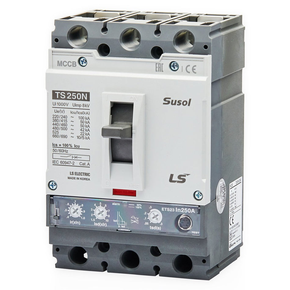 TS100N FMU 40A 3P | LS Susol 50kA MCCB Fixed Magnetic Trip 32-40A 3 Pole — LS Electric