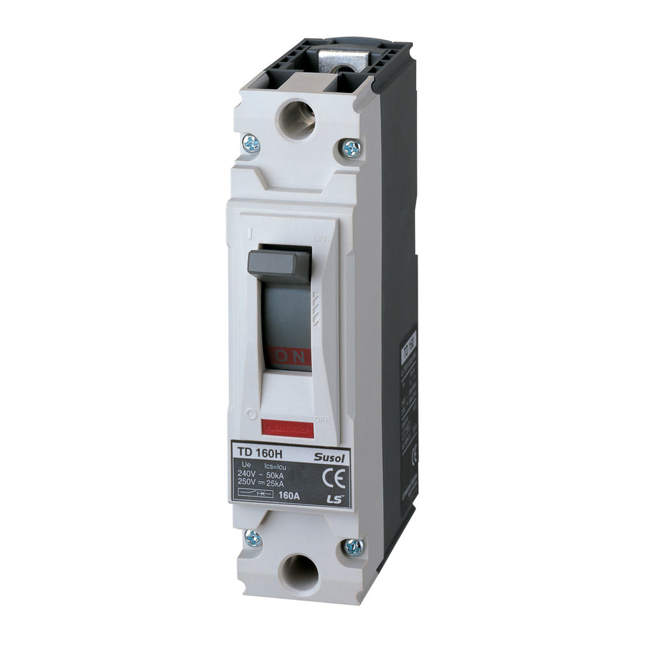TD160H 160A 1P | LS Susol MCCB 50kA Fixed Trip 160A 1 Pole — LS Electric
