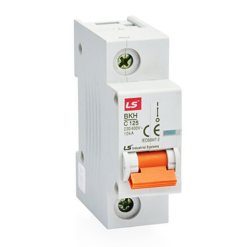 BKH 1P C80A | LS Miniature Circuit Breaker 27mm Pitch 80A 1P 10kA C Curve — LS Electric