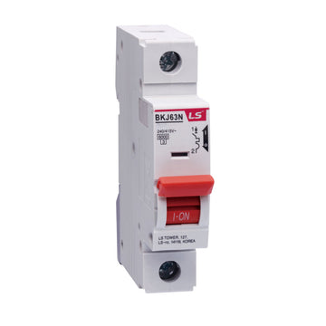 BKJ63N 1P C6 |LS Miniature Circuit Breaker 6A 1P 6kA C Curve