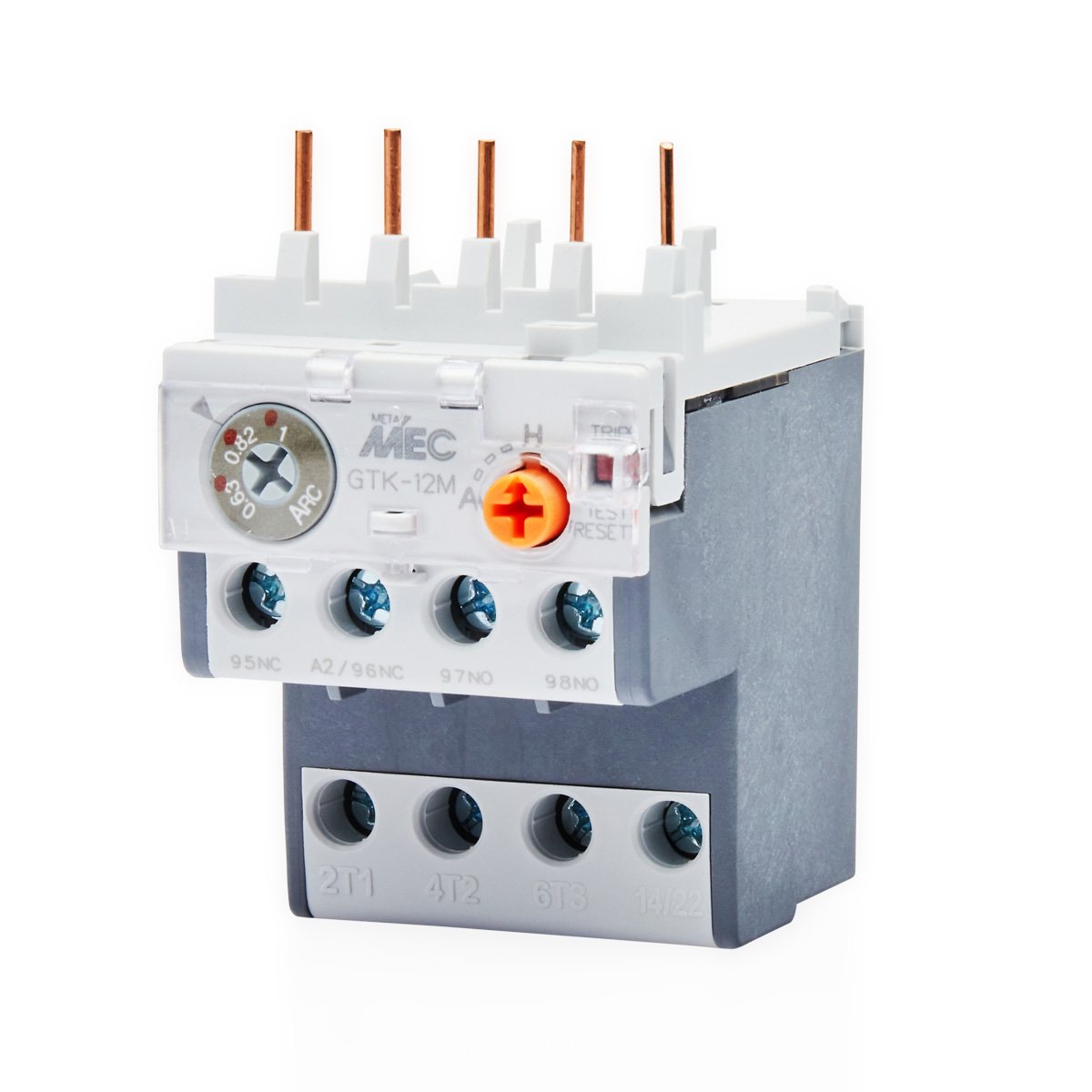 GTK-12M 0.33A 3H | 0.25A-0.4A Thermal Overload to Suit MetaMEC Mini Contactors — LS Electric