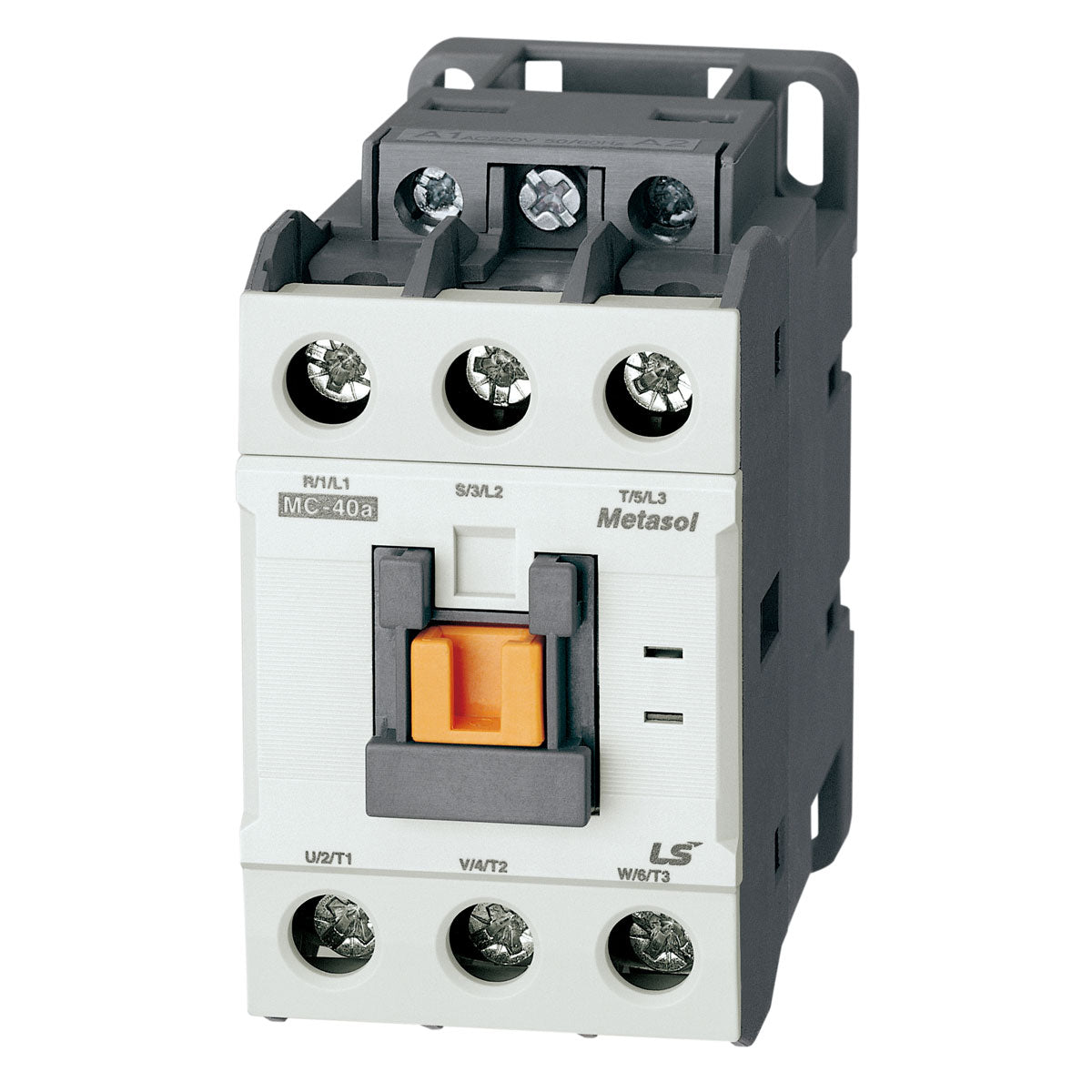 MC-40A DC24V | 18.5kW 3P Magnetic Contactor 40A(AC3)/60A(AC1), Screw Connection, 1NO/1NC Auxiliary Contacts — LS Electric
