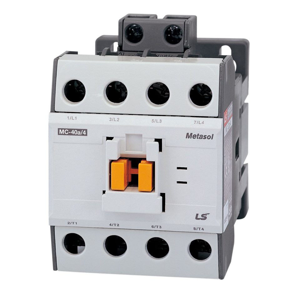 MC-40A/4 AC24V | 22kW 4P Magnetic Contactor 40A(AC3)/60A(AC1), Screw Connection — LS Electric