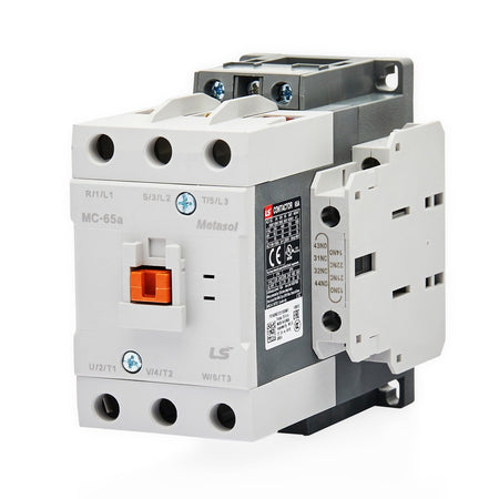 MC-50A AC415V | 22kW 3P Magnetic Contactor 50A(AC3)/100A(AC1), Screw Connection, 1NO/1NC Auxiliary Contacts — LS Electric