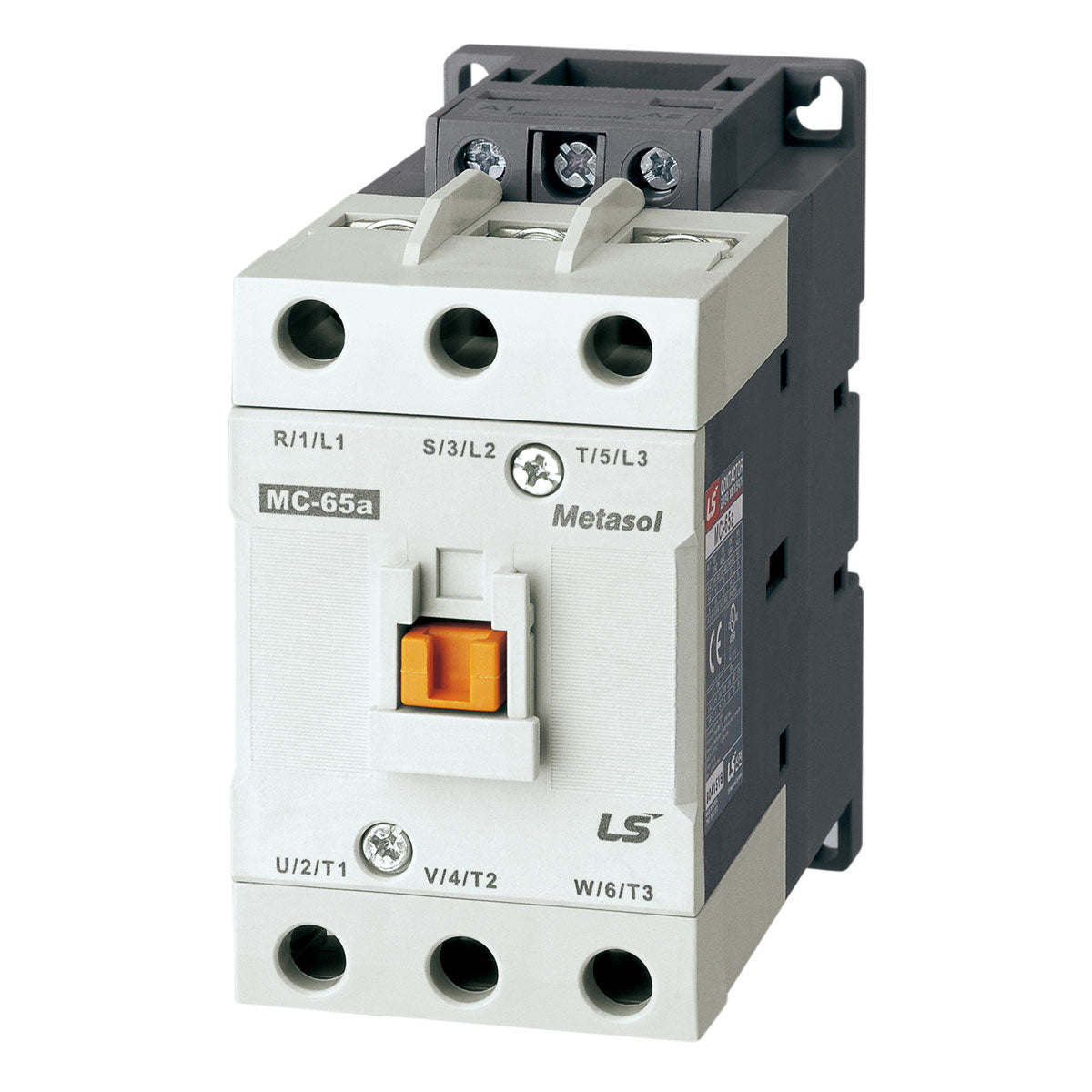 MC-65A DC24V | 30kW 3P Magnetic Contactor 65A(AC3)/115A(AC1), Screw Connection, 1NO/1NC Auxiliary Contacts — LS Electric