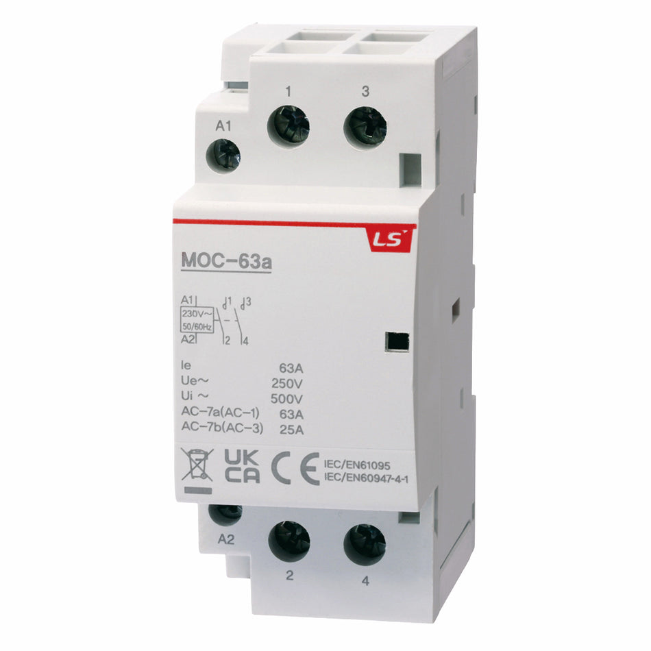 Modular Heating/Lighting Contactor 63A 4NC 230VAC | MOC-63a AC230V 4P 4NC EXP