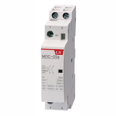 Modular Heating/Lighting Contactor 63A 3NO1NC 230VAC | MOC-63a AC230V 4P 3NO1NC EXP — LS Electric