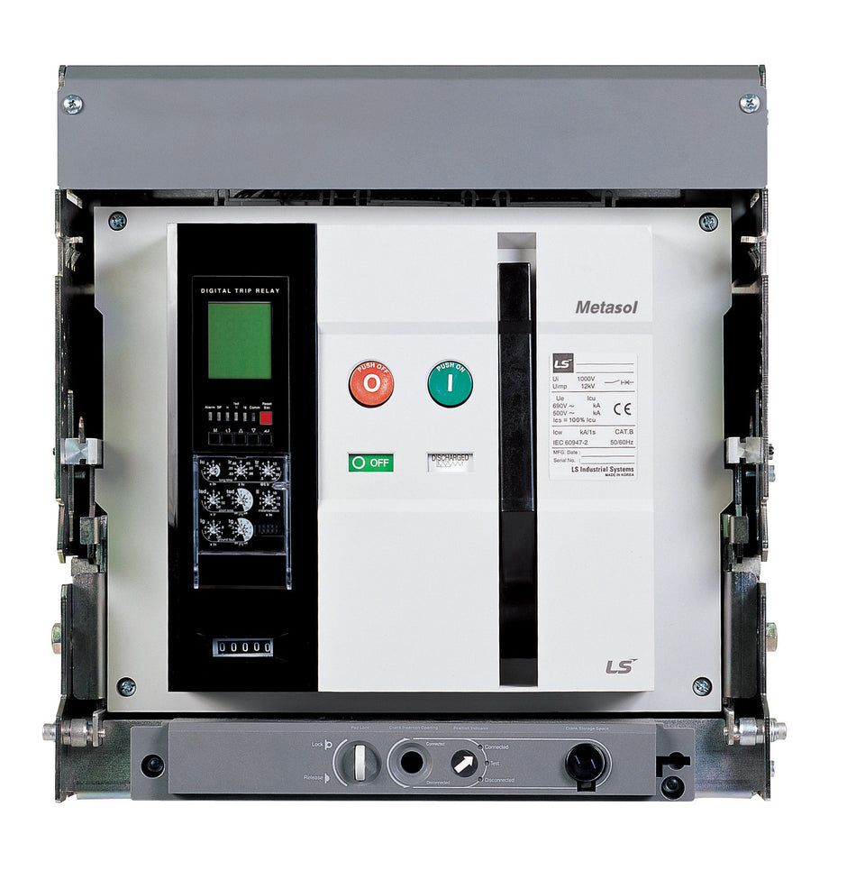 AS-25E3-25A Air Circuit Breaker 2500A 3P Drawout Smart Trip + Cradle — LS Electric