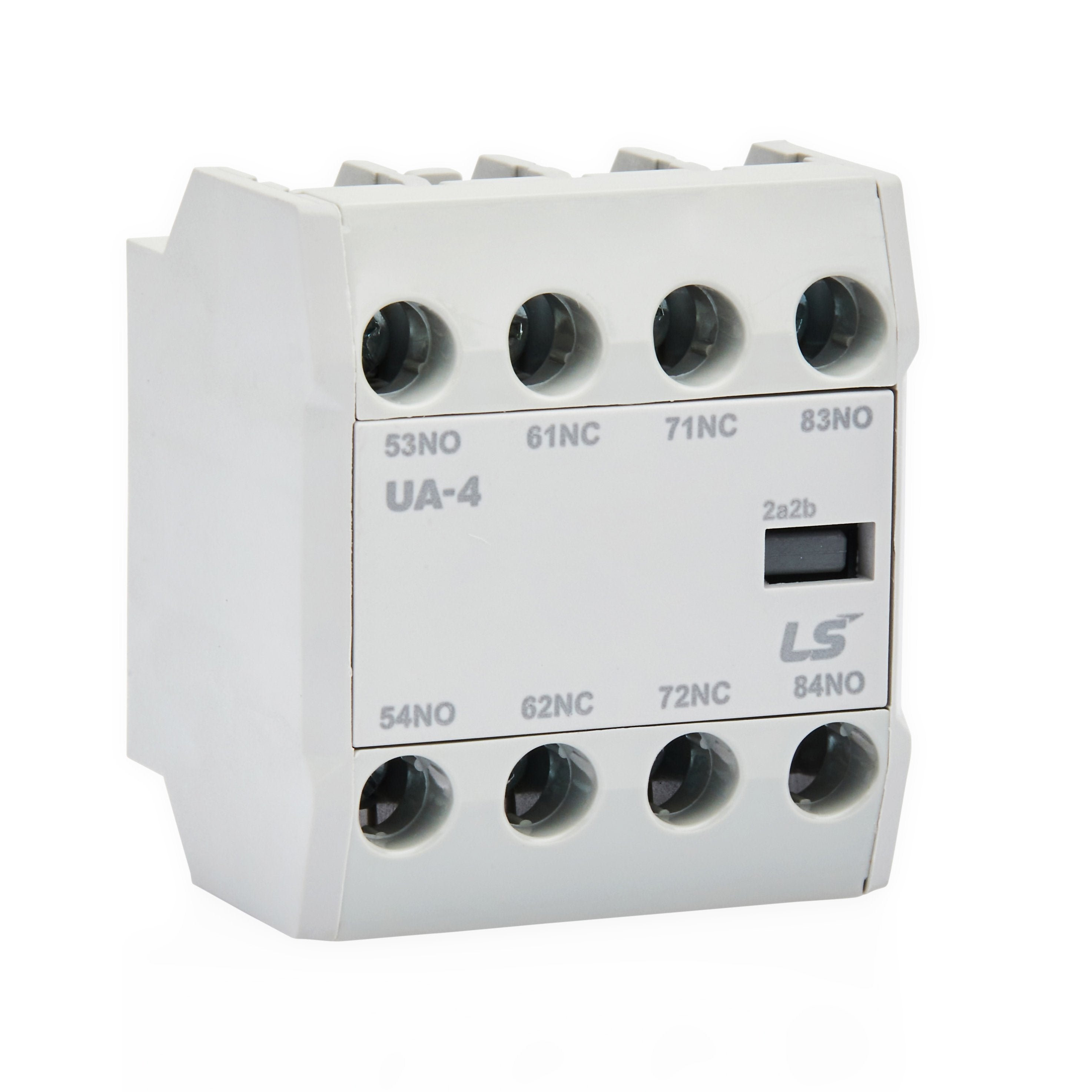 UA-4 2A2B | Auxiliary Contact, Top Mount, 2NO/2NC to Suit MC-6A - MC-150A — LS Electric