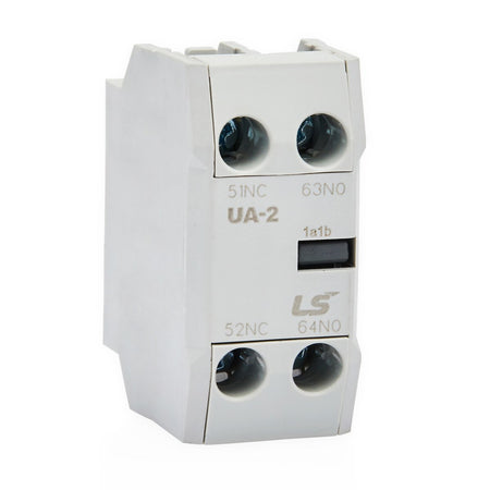 UA-2 1A1B | Auxiliary Contact, Top Mount, 1NO/1NC to Suit MC-6A - MC-150A — LS Electric