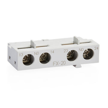 FX 1A1B | Auxiliary Contact, Front Mount, 1NO/1NC to Suit Motor Protection Circuit Breakers Metasol