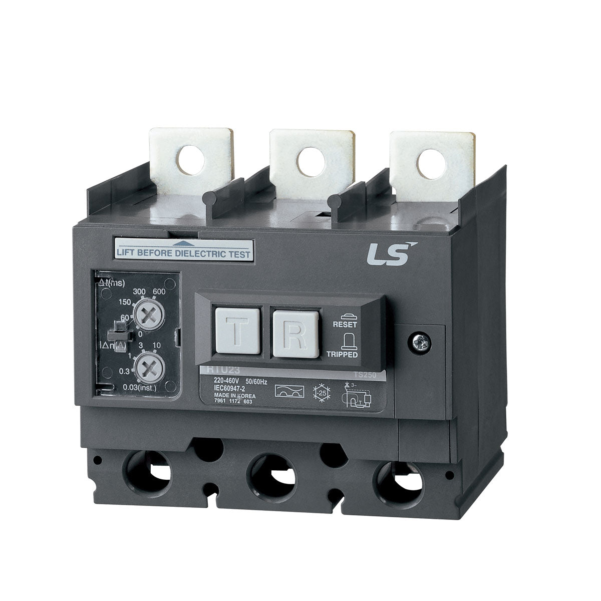 RTU23 | Residual Current Device AC220/460V for TS100-250 AF MCCB's — LS Electric