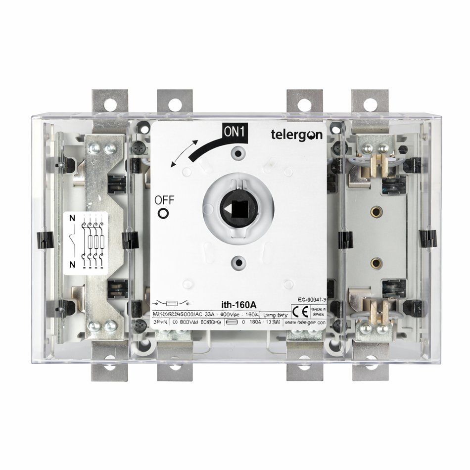 Fuse Switch 3P 315A BS (HANDLE ORDERED SEPARATELY) — Telergon