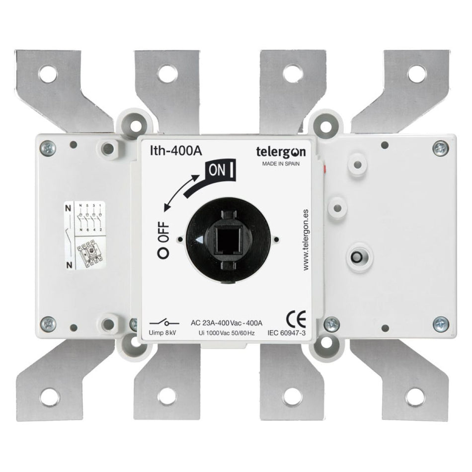 Switch Disconnector S5 400A 3P+N (HANDLE ORDERED SEPARATELY) — Telergon