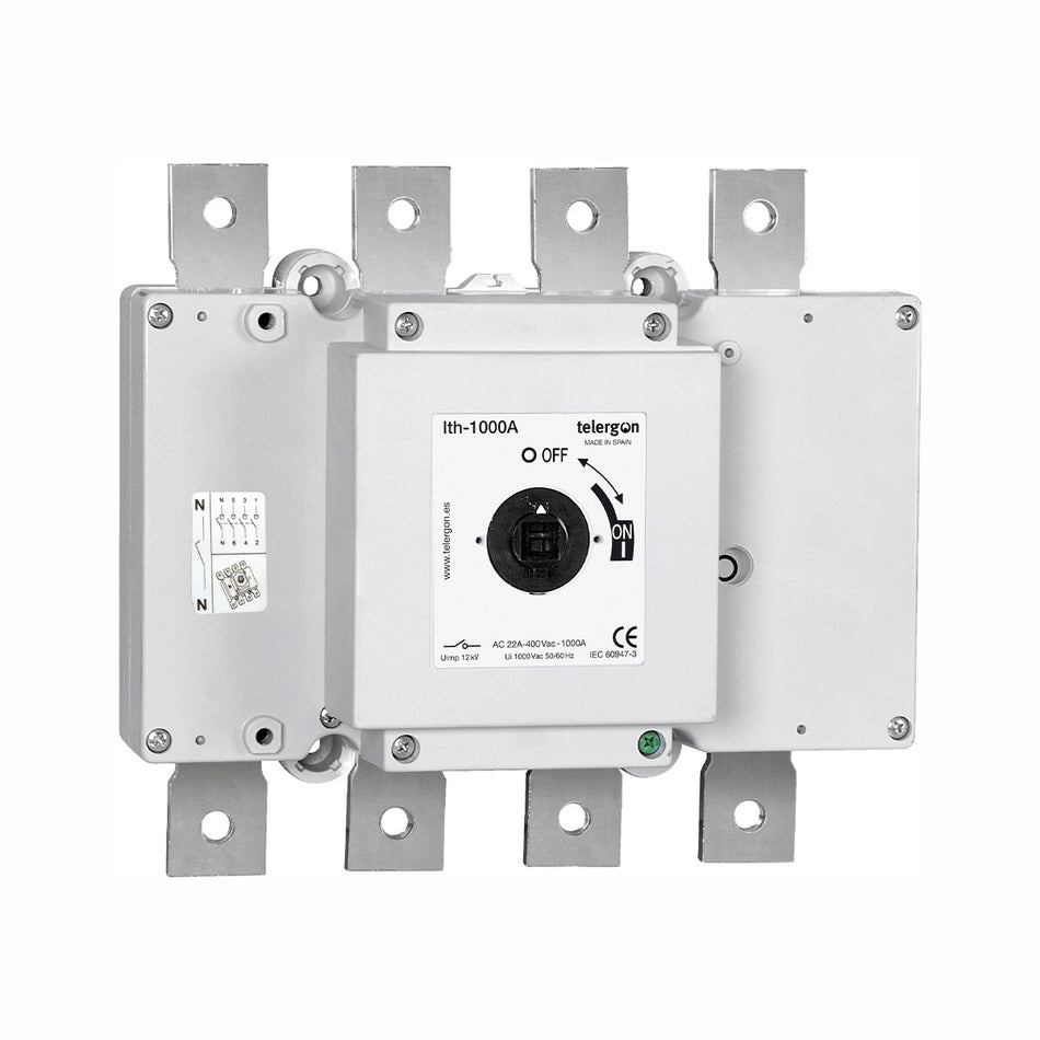Switch Disconnector S5 1000A 3P+N (HANDLE ORDERED SEPARATELY) — Telergon