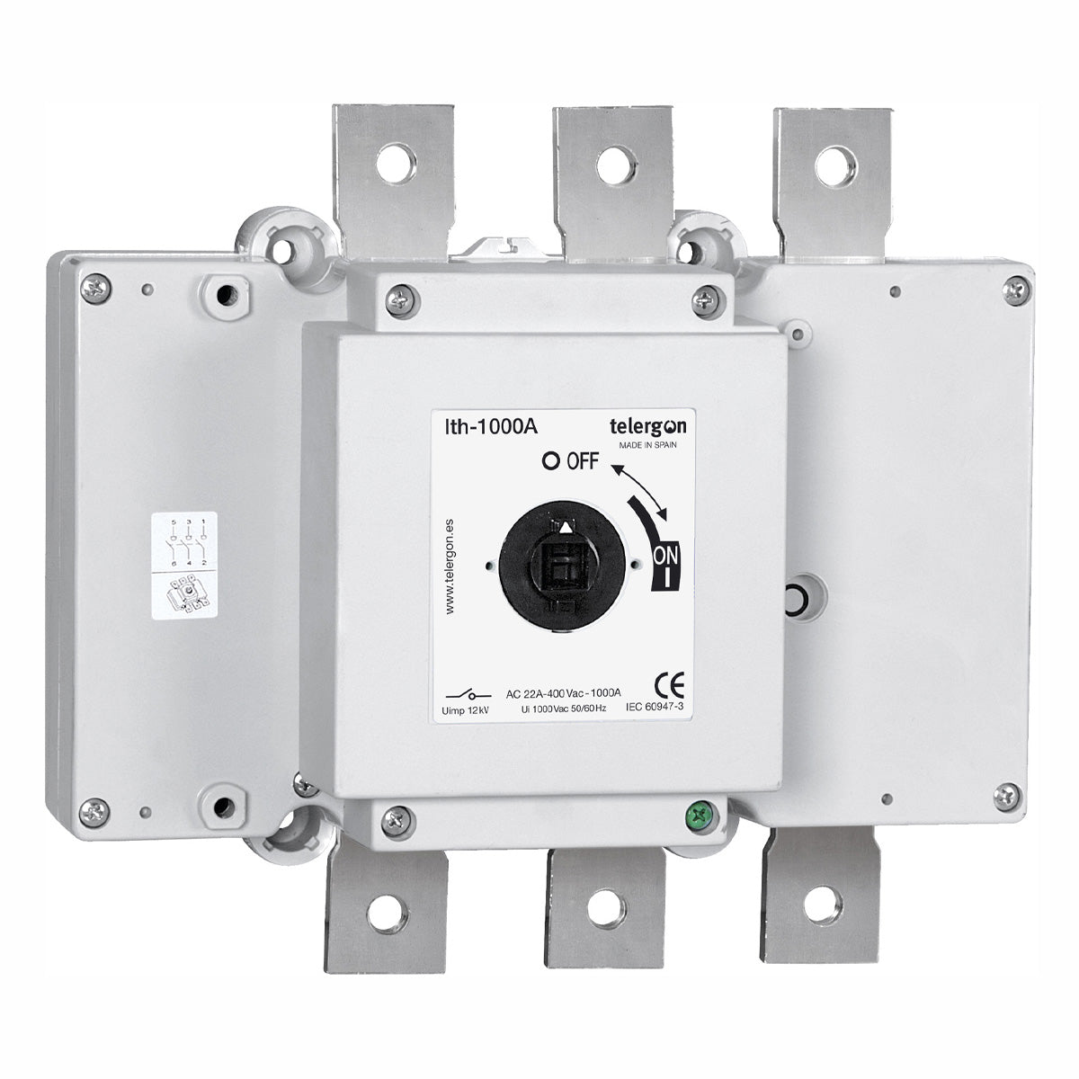 Switch Disconnector S5 1000A 3P (HANDLE ORDERED SEPARATELY) — Telergon