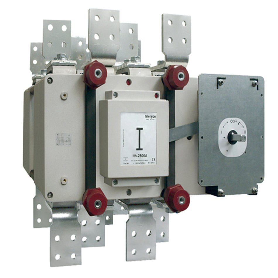 Changeover Switch S5F 1600A 3P+N Prefitted With Bridges (HANDLE ORDERED SEPARATELY) — Telergon